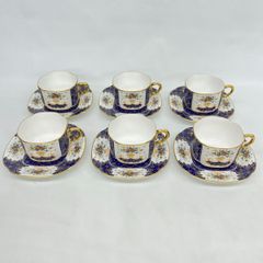 □【未使用】 Magna マグナサンゴ カップ＆ソーサー 6客 SangoChina 箱なし　直径約7.5ｃｍ　高さ約5ｃｍ コーヒーカップ　ティーカップ