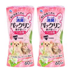 アース　ペット　パックリン置き型タイプ　ピンクフローラルの香り　60日用　400ml　2個セット