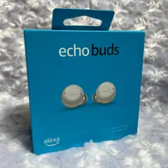 【開封済／未使用品】echo buds（第二世代）ホワイト　ワイヤレスイヤホンのサムネイル
