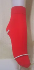 【レディス　赤無地　ソックス】レディス　１２０デニール　カラー無地　ソックス＜赤無地：２２−２４ｃｍ＞<br>【オーバーニーソックス】【ハイソックス】【靴下】【カープ女子】【制服】【ユニフォーム】【ドレスコード：赤（レッド）】