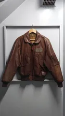 USA製Golden Bear ダークブラウン レザージャケット 40A GOLDEN BEAR(ゴールデンベア) レザーブルゾン 革ジャン | 少し