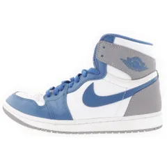 NIKE (ナイキ) AIR JORDAN 1 RETRO HIGH OG TRUE BLUE エア ジョーダン レトロ ハイ トゥルーブルー ハイカットスニーカー ブルー/グレー DZ5485-410 US10/28cm