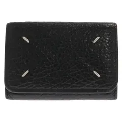 Martin Margiela 11 (マルタンマルジェラ) TRIFOLD MINI WALLET 三つ折りミニウォレット ブラック カードケース 札入れ S56UI0212のサムネイル