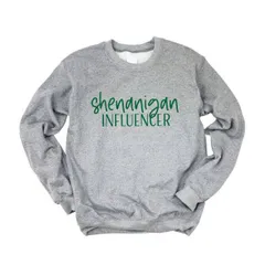 【送料無料】 Simply Sage Market レディース Tシャツ トップス Shenanigan Influencer Sweatshirt Graphite