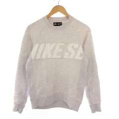 ナイキ エスビー NIKE SB EVERETT MOTION CREW スウェット トレーナー プルオーバー 長袖 クルーネック プリント S ライトグレー SP160611NIG /BM