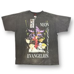 新品 SAINT MICHAEL × エヴァンゲリオン 24SS EV SS TEE NEON GNSIS ネオングニシスTシャツ カットソー セントマイケル エヴァンゲリオン コラボ SM-YS8-0000-C24 チャコール XL 75724A6