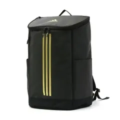 アディダス リュック adidas リュックサック スクールバッグ バックパック 大容量 A3 A4 31L PC 16インチ 通学 メンズ レディース 67922 ブラックxゴールド(13)