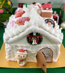 読売新聞掲載　サンタのお家　クリスマスケーキ2024