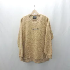 ◇ ⊇ MONO-MART モノマート KANGOL カンゴールゴール ボア 長袖 トレーナー サイズF キャメル メンズ E  【1503060028735】