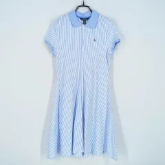 POLO RALPH LAUREN(ポロラルフローレン) ジュニア 半袖ワンピース 青 16Y ( HU39536 )