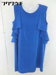 ◇ green label relaxing グリーンレーベル UNITED ARROWS 半袖 ミニ ワンピース ブルー レディース  【1110080008113】