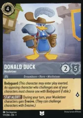 【中古】Disney Lorcana 177/204[U]：Donald Duck Musketeer