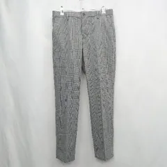 ◇ Θ ◎ ●未使用● GLOBAL WORK グローバルワーク チェック柄 スラックスパンツ サイズM グレー ブラック レディース E  【1505130013979】
