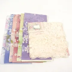 宇野千代 ハンカチ 7点セット まとめて 大量 ブランド 小物 レディース 【中古】