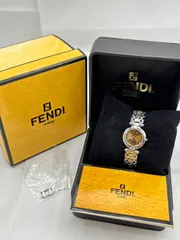 FENDI オロロジ　210G シルバー×ゴールド　クォーツ時計 稼動品 フェンディ ゴールド レディース腕時計 希少カラー