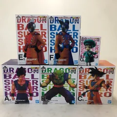 02w11953 一番くじ ドラゴンボール超スーパーヒーロー フィギュア A～C/E～G賞 6点セット アルティメット悟飯/ピッコロ/孫悟空/ガンマ1号/ガンマ2号/パン MASTERLISE ※未開封品【中古品】のサムネイル