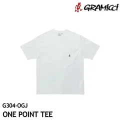 【新品】GRAMICCI グラミチ ワンポイントＴシャツ ONE POINT TEE G304-OGJ M,Lサイズ  White ホワイト