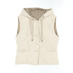 N62★美品★21-22AW★極上カシミヤファー フードベスト ブルネロクチネリ N62☆美品☆21-22AW☆極上カシミヤファー フードベスト ブルネロ