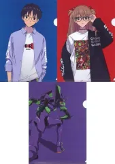【中古】クリアファイル 集合 A4クリアファイル(3枚セット) 「シン・エヴァンゲリオン劇場版 EVANGELION×JINS」 対象商品購入特典