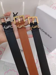 ✨美品✨サンローラン YSL ベルト 本革 カサンドラ ゴールド金具 男女兼用 カサンドラ 極細ベルト（スムースレザー） | Saint Laurent | YSL JP