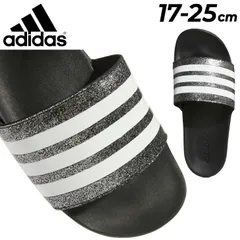 アディダス スポーツサンダル キッズ 17-19cm adidas ADILETTE COMFORT K アディレッタ/子ども用 ジュニア 黒 ブラック シャワーサンダル スポサン 子供 /LEY58