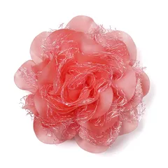 [ティグロス] TIGLOSS コサージュ 花 フラワー 飾り 大きめ ブローチ 卒業式 入学式 セレモニー フォーマル ジャケット スーツ ギフト 結婚式 お呼ばれ ドレス パーティー クリック ピン おしゃれ 8種 専用BOX付（ローズ）