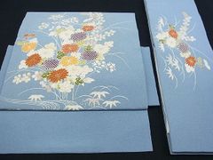 期間限定セール25%off■平和屋1■極上　つけ帯　駒刺繍　秋草文　鬼しぼ縮緬　金彩　越後屋扱い　逸品　未使用2s10622