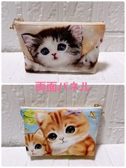 ✨感謝SALE✨ハンドメイドꕤフラットポーチꕤパピヨン - メルカリ