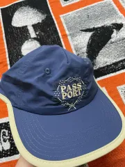 PASS PORT メッシュキャップ ネイビー/ベージュ NEW ERA ニューエラメッシュキャップ 9FORTYA-FRAME MLB ONSPOTZ