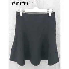 ◇ FRAMeWORK フレームワーク サイドジップ ミニ フレア スカート サイズ36 ブラック レディース 【中古】 【1002802518102】のサムネイル