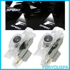【特価】Ltsplay レクサス カーテシランプ 色褪せず カーテシライト ドアウェルカムライト HD ロゴ投影 is es gs LX GX LS UX 車用ドアランプ 新型RX カーテシ 角度調整機能付き 2個セット Ls460 is300 rx450 F