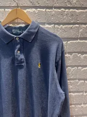 古着　XL   長袖　ポロシャツ　青　ポロラルフローレン　POLO    Ralph Lauren