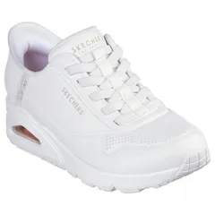 スケッチャーズ スリップインズ：ウノ - イージー エア 24.0cm ホワイト #177112-WHT SKECHERS 新品 未使用