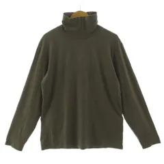 アバハウス ABAHOUSE ハイネックロングスリーブTシャツ ロンT シンプル 無地 カーキ 3のサムネイル