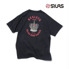 サイラス tシャツ Tシャツ silas SILAS RESISTA POCKET TEE 110252011023 メンズ レディース ティシャツ ティーシャツ ブラック 黒 ブランド おしゃれ 王冠 クラウン レジスタ 半袖 丸首 プリント 夏服