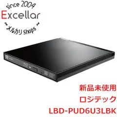 ロジテックLogitec　ポータブル ブルーレイドライブ LBD-LPWAWU3NDB　グレイッシュブラック　未使用