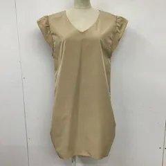 nano・universe ナノユニバース ワンピース ひざ丈スカート NL1304F0013RB Vネック ノースリーブ パーティードレス