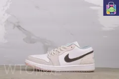 【今日特価】Air Jordan 1 エアジョーダン 1 代 IB8859-101 ホワイトピンク-WTO輸入2