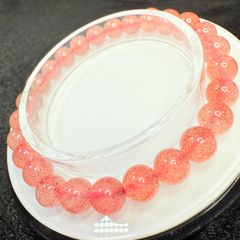 「愛と癒しの象徴：ストロベリークォーツ」　No241211-2