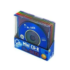 MR.DATA 8cm CD-R カラーMIX 5枚 CMC Mini CD-R21(MIX) 1PX5 