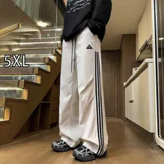 [5XL]秋冬 メンズ  服 シンプル ファッション オシャレ 大人 かっこいい 大きいサイズ ストリート 紳士服  ストライプ ウェビング 春秋 防水 ストレート カジュアル パンツ アメリカン 登山 カーゴ パンツ