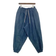 【極美品】JIH-NUNC ジーヌンク　コットンセットアップ　ライトブルー MＬ 極美品】JIH-NUNC ジーヌンク コットンセットアップ ライト