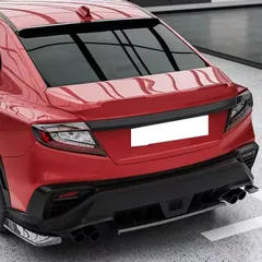 スポーティ全開♪ スバル カーボン ルック リアディフューザー