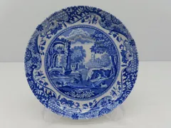 【美品】スポード 　Spode　ブルーイタリアン　ソーサーのみ　(B4-145)