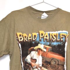 sale【USED】printed T-shirt -BRAD PAISLEY-