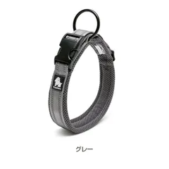 【グレー】True Love 首輪 | 散歩 反射布付き 犬 ペット 超小型犬 小型犬 中型犬 大型犬 散歩 可愛い 反射テープ 夜道 丈夫 負担 少ない メッシュ おしゃれ