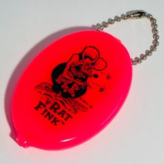 RAF455NP RATFINK ラバーコインケース ネオンピンク