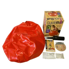 ゴーフィット GoFit Guide Ball - Pro Grade Stability Ball 65cm プロスタビリティボール バランスボール レッド