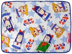 【中古】ブランケット ポプ子＆ピピ美(ブルー) ブランケット 「ポプテピピック」