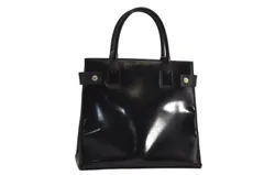 GUCCI グッチ ヴィンテージ ショルダーハンドバッグ レザー ブラック ジャンク 7599M